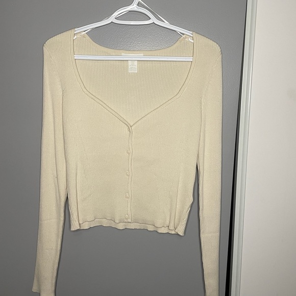 Cream Long Sleeve Top - Picture 1 of 3